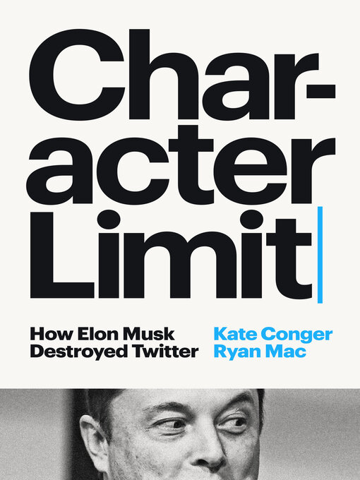 Title details for Character Limit by Kate Conger - Wait list